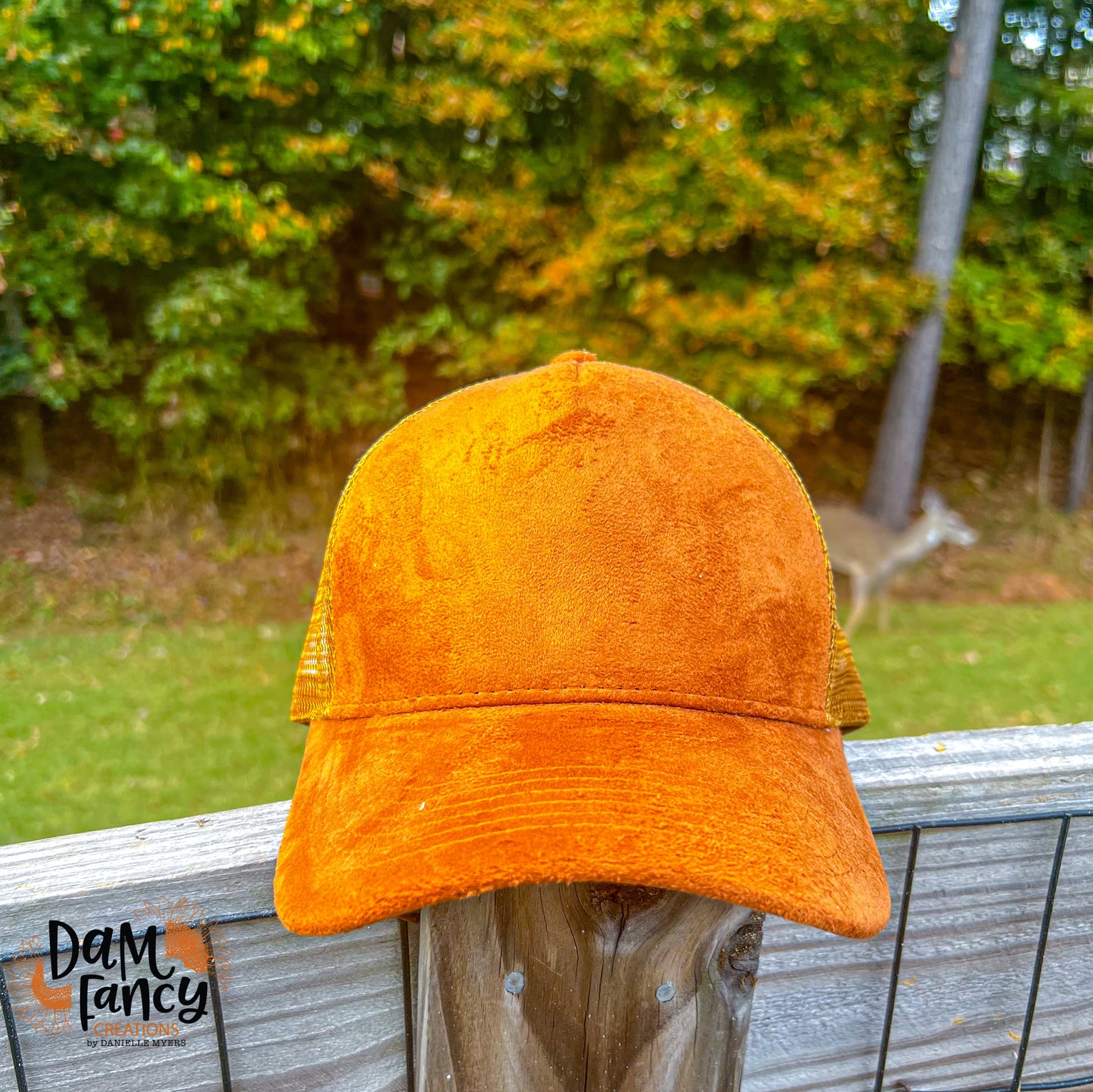 Camel Mesh Back Trucker Hat