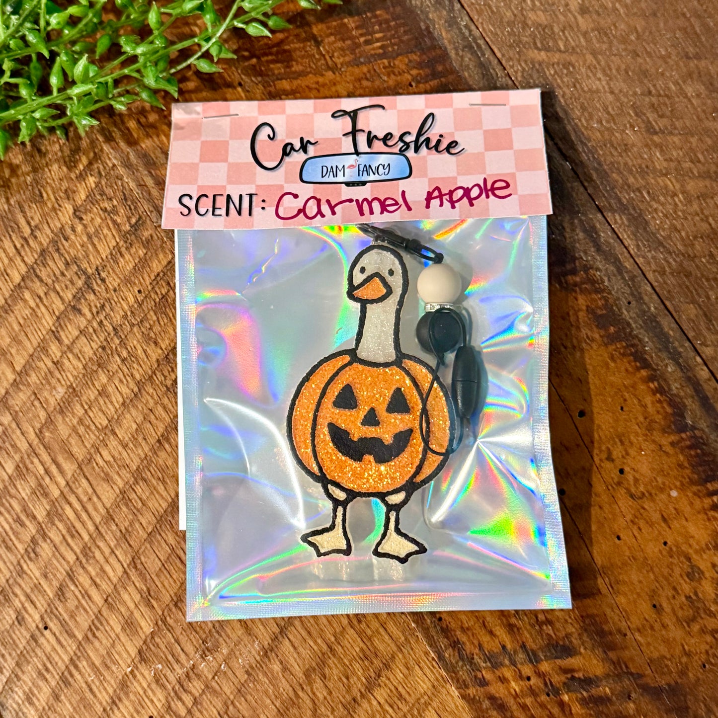 Pumpkin Duck Car Freshie