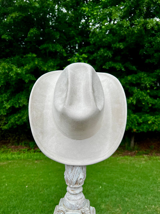 Cream Cattleman Style Cowboy Hat