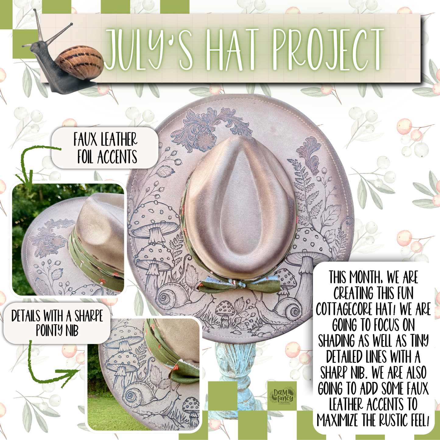 Hat Frosting July’s Craft Kit